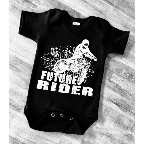 Future Motocross, Dirt Bike Rider! Baby Onepiece Bodysuit .