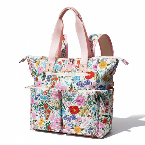Diaper Bag - Tote Bag Backpack 2 in 1 Multifunctional with Insulated Pockets – Lily Bloom Store
