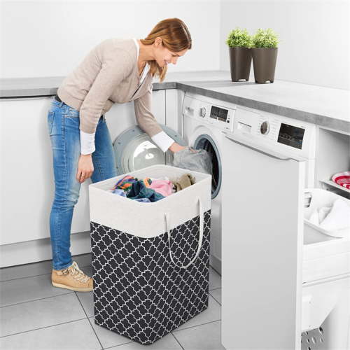 Folding Dirty Laundry Basket Large Capacity Lantern Print Dirty Laundry Basket College Dormitory Bathroom Bedroom Laundry Basket