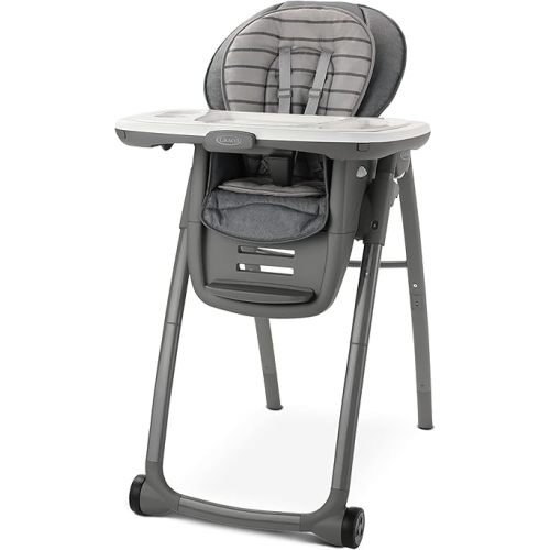 Graco Table2Table Premier Fold 7 in 1 Convertible High Chair | Converts to Dining Booster Seat, Kids Table, and More, Maison