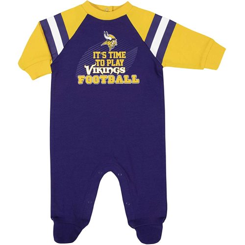 Gerber NFL Unisex Baby Nfl Team Footed Sleep and Play