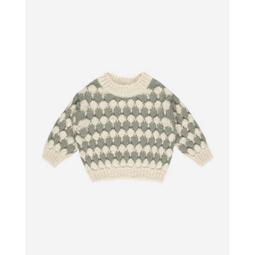 Bubble Knit Sweater || Laurel Stripe