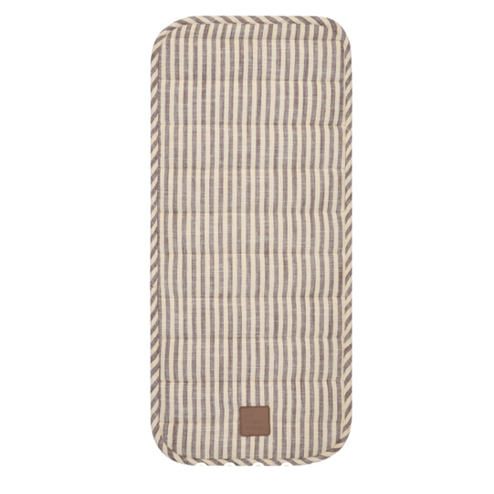 Lemon Sorbet Stripe Universal Linen Bassinet Liner