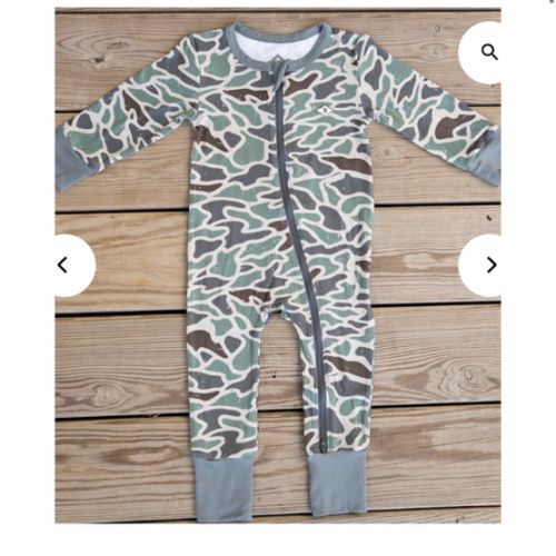 Baby Zip Up - Retro Duck Camo – BURLEBO