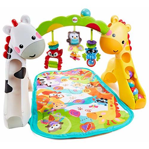 Fisher-Price Baby Playmat Newborn-to-Toddler Play Gym with Music Lights & Activity Toys for Developmental Play Infants Ages 0+ Months
