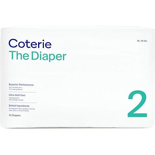 Coterie Size 2 Diaper, 31 CT-L8