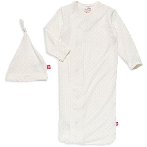 Magnetic Me Modal Newborn Sleeper Gown & Hat Set | Silky Soft Modal Fabric Sleep Sack