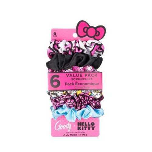 Goody Hello Kitty Scrunchies - 6ct