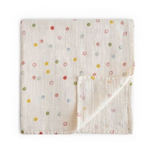 Mushie Organic Cotton Muslin Swaddle Blanket