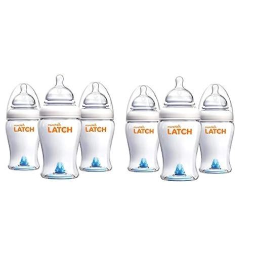 Munchkin Latch BPA-Free Bottle, 6 Count, 8 Ounce