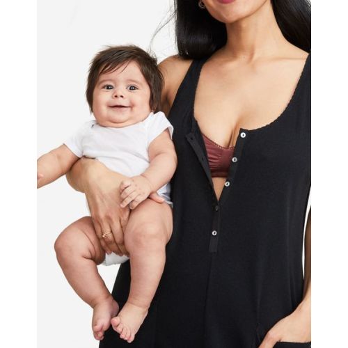 Madewell Hatch Collection® Maternity 24/7 Feeding Jumpsuit - Black