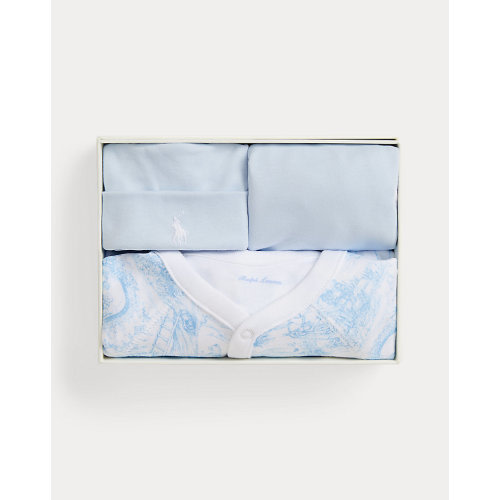 Toile Cotton 3-Piece Gift Set