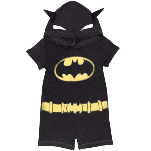 DC Comics Justice League Batman Newborn Baby Boys Costume Romper Newborn to Toddler