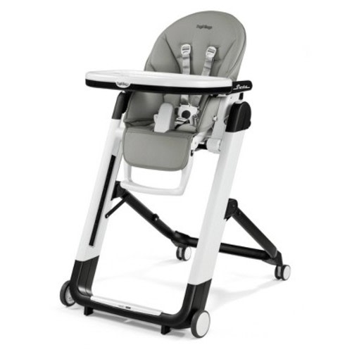 Peg Perego Siesta Multi-Functional Compact Folding High Chair, Color: Ice