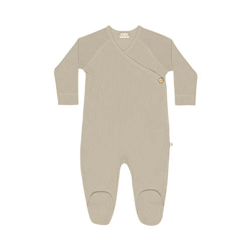 Kimono Footie with Button
