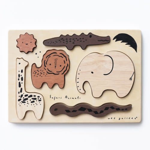 Wooden Tray Puzzle - Safari Animals – Chicke