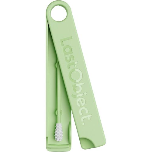 LastSwab® Reusable Cotton Swabs for Ear Cleaning - The Sustainable and Sanitary Alternative to Single-Use Q Tips - Zero Waste and Easy to Clean - Comes with a Convenient Travel Case Holder - Green