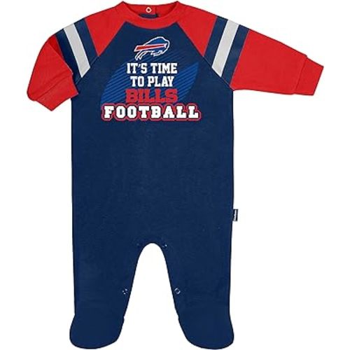 Gerber NFL Unisex Baby Nfl Team Footed Sleep and Play