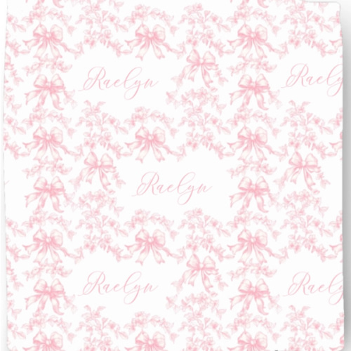 Fancy Frills Personalized Swaddle Blanket
