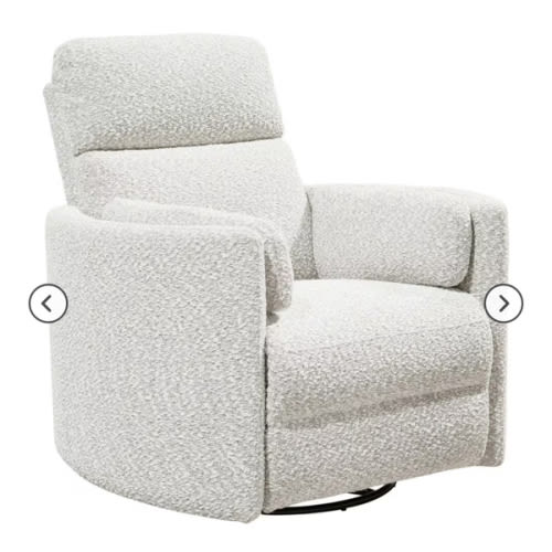 Simeon Collection Power Swivel Glide Recliner Tatum river rock