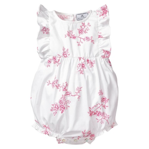English Rose Ruffle Romper, 0-3M