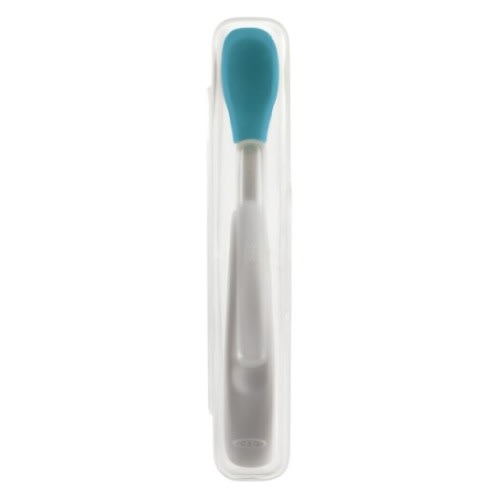 OXO Tot On-the-Go Feeding Spoon with Travel Case- Aqua