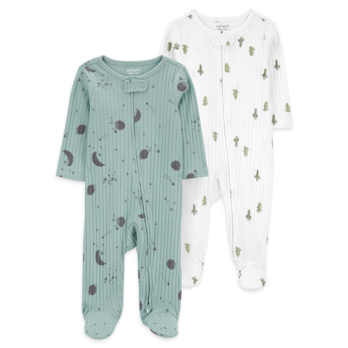 Carter's Child of Mine Baby Unisex Sleep N Play, 2-Piece, Sizes Preemie-6/9 Months