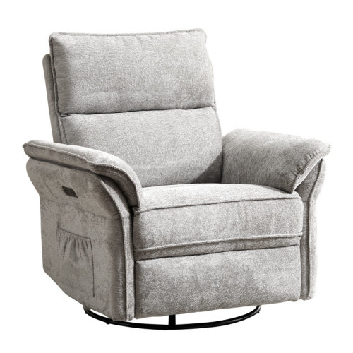 Latitude Run® Oversized Power Recliner Chair Swivel Glider With Massage And Heat | Wayfair