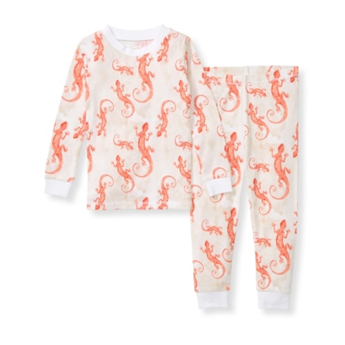 Watercolor Gecko Baby Organic Cotton PJ Set