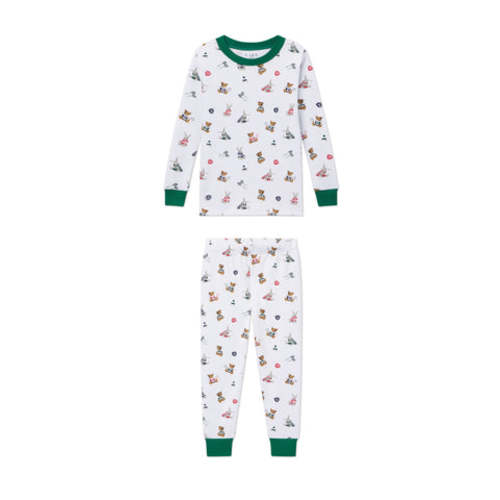 Kids Long-Long Set in Cozy Woodland — 2