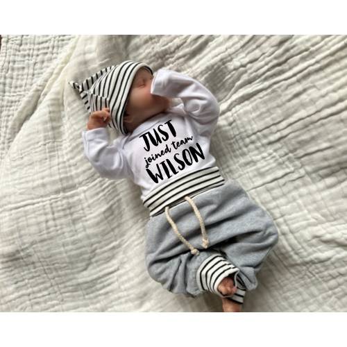 BABY BOY Coming Home Outfit/Baby Boy/Baby Shower Gift/Newborn Boy Coming Home Outfit/Baby Boy Clothes/Baby Gift/New to the Crew Personalized