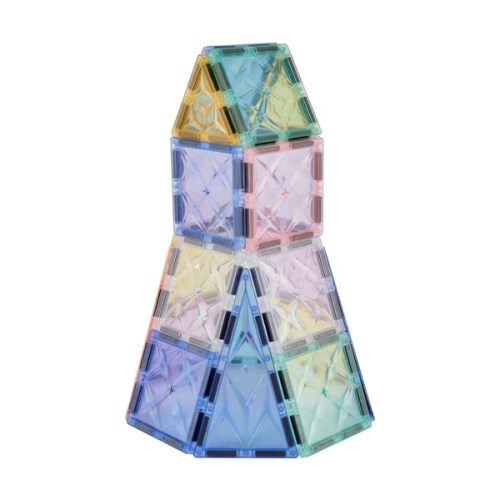 32 Piece Pastel Magnetic Tiles Set