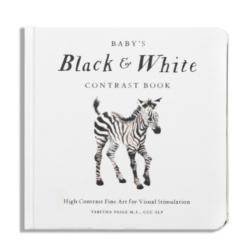 Baby's Black and White Contrast Book: High-Contrast Art for Visual Stimulation at Tummy Time (Our Little Adventures Series)