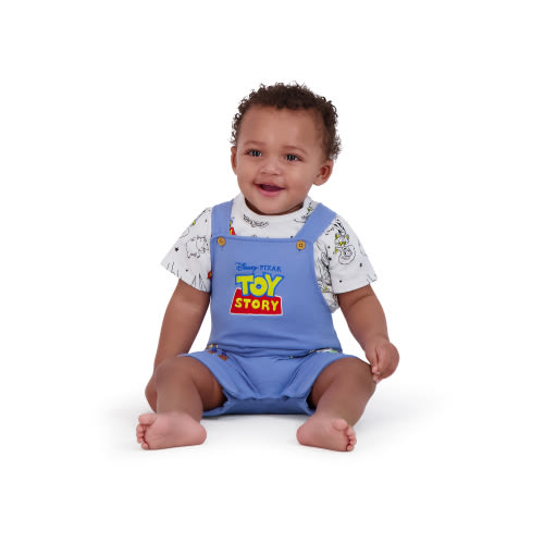 Toy Story Baby Boy Shortall Set, Sizes 0/3 Months-24 Months