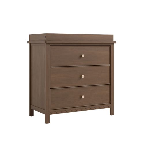 Graco Sasha 3 Drawer Infant Chest with Changing Topper, Hazelnut