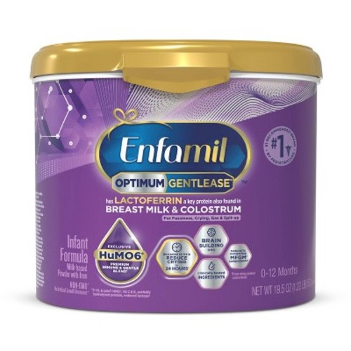 Enfamil Optimum Gentlease Powder Infant Formula - 19.5oz