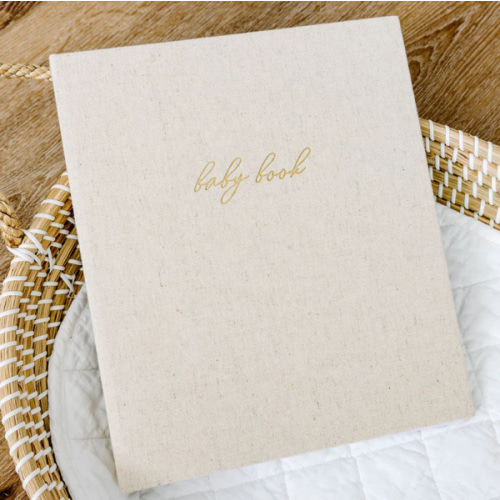 First Year Baby Memory Book - Sand
