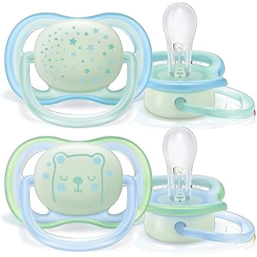 Philips Avent Ultra Air Pacifier Night Glow in The Dark 0-6 Months