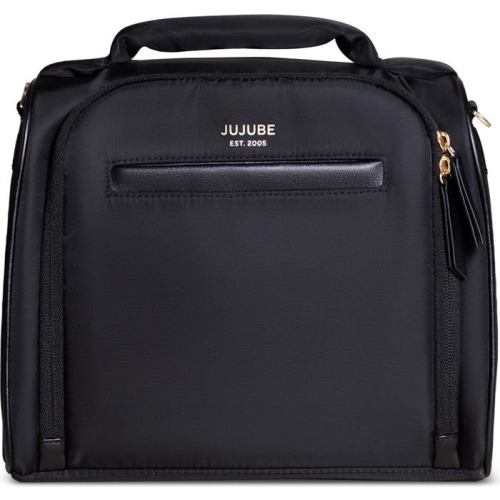 JuJuBe Insulated Twill Bottle Bag, Black