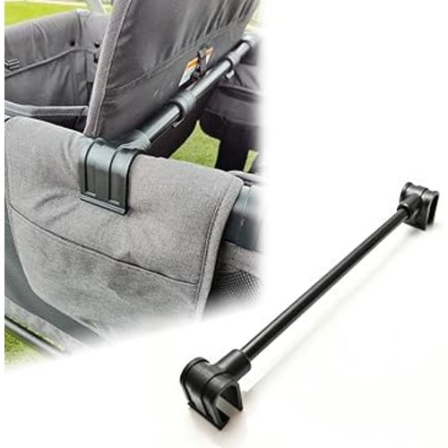 Forward Facing Support Bar for Wonderfold Wagon W4 Accessories - Bus Style Seating Upgrade with Wagon Push Handle Attachment Compatibility