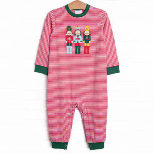 Toy Soldier Trio Applique Romper, Red – Stitchy Fish