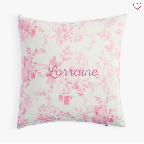 LoveShackFancy Damask Pillow Cover