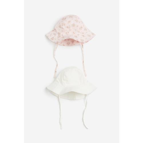 2-PACK COTTON SUN HATS