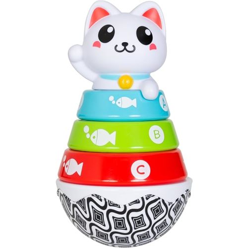 Smart Steps Stack-a-Cat 9 - 12 months STEM Baby Toy