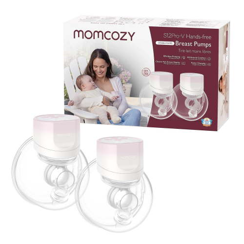 Momcozy Hands-Free Breast Pump S12 Pro Wearable, Double Wireless Pump with Comfortable DoubleFit Flange, S12 Pro Breast Pump double