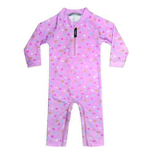weVSwe Baby Toddler UFP50+Sun Protection Rash Guard Swimsuit with Crotch Zipper 0-3T
