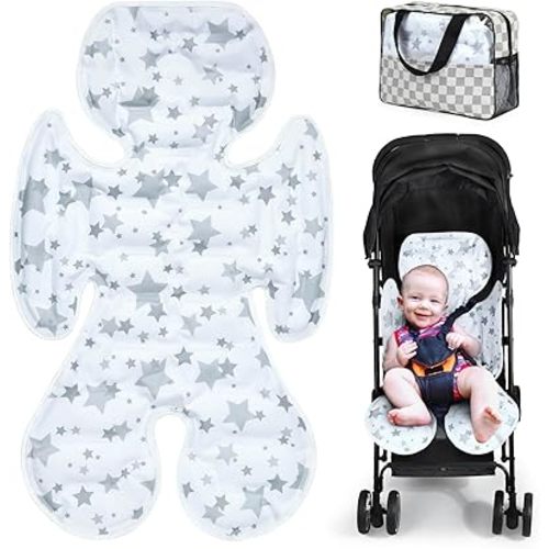 Orzbow Universal Stroller Cooling Pad, Double Sided Car Seat Cooler Liner, Gel Baby Cooling Pad Cushion for Strollers, Car Seats, High Chair, Swing, Cribs, Keep Baby Cool in Summer