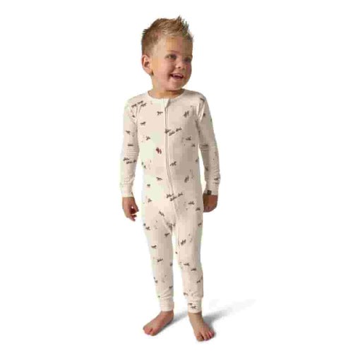 Modern Moments By Gerber Baby and Toddler Neutral Super Soft One-Piece Pajama, Sizes 0/3M - 5T