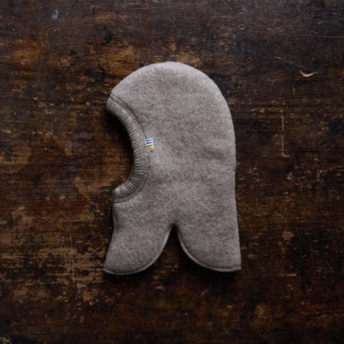 Baby & Kids Merino Wool Fleece Balaclava in Sesame - sizes 1-4M