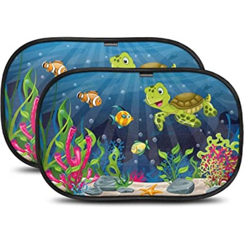 Car Window Shade for Baby with Certified UV-Protection 2 Pack - 20"x12"